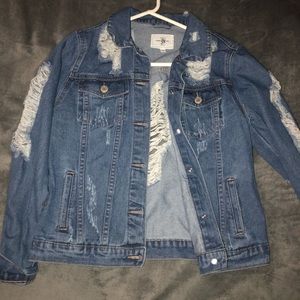 Fashionova Ripped jean jacket